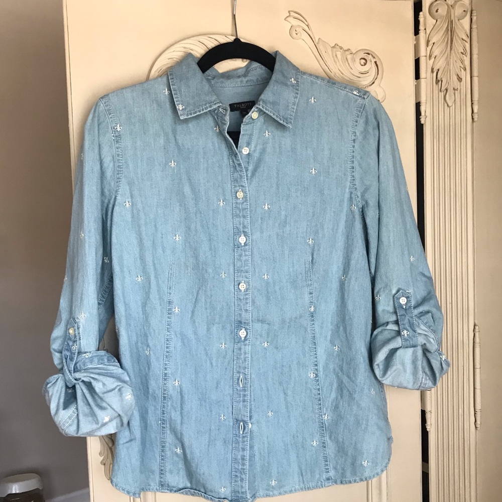 Talbots button shirt SIZE 12p